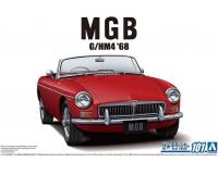 Aoshima 05685 MGB Roadster 1968 Chrome Bumper 1:24 Model Kit